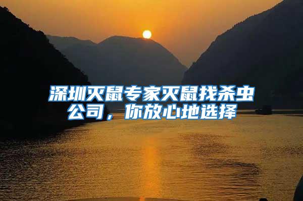 深圳滅鼠專家滅鼠找殺蟲公司，你放心地選擇