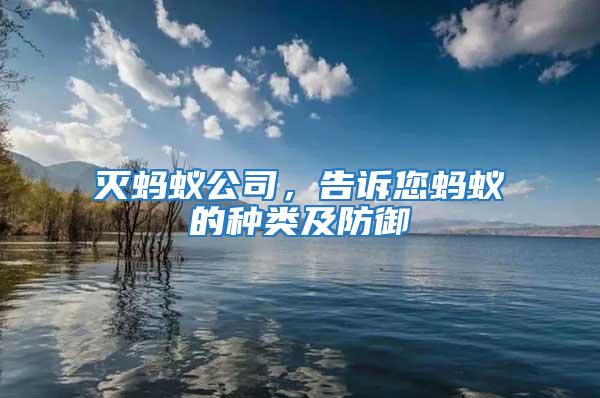 滅螞蟻公司，告訴您螞蟻的種類及防御