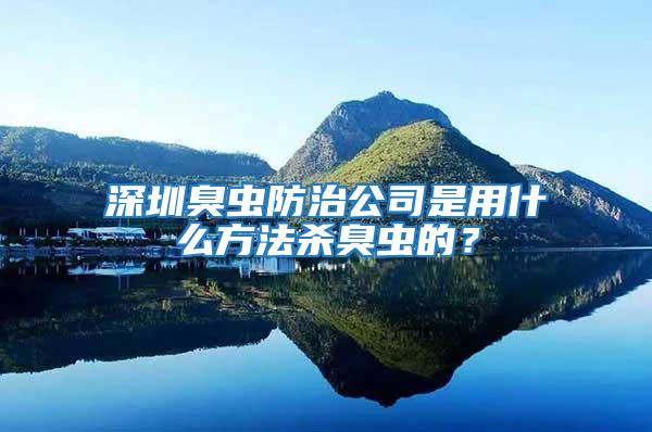 深圳臭蟲防治公司是用什么方法殺臭蟲的？