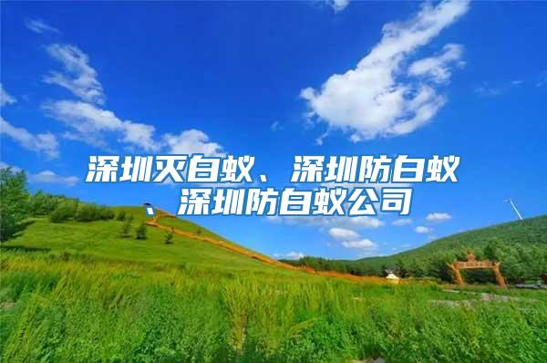 深圳滅白蟻、深圳防白蟻、深圳防白蟻公司