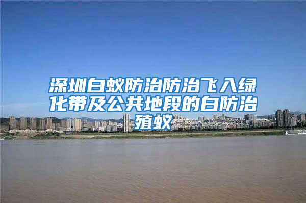 深圳白蟻防治防治飛入綠化帶及公共地段的白防治殖蟻