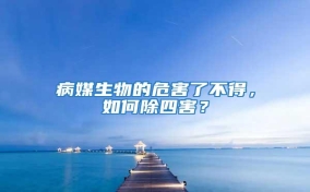 病媒生物的危害了不得，如何除四害？